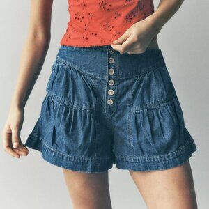 We The Free Fleur Denim Shorts